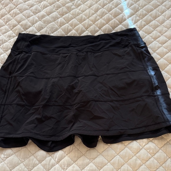 Lululemon Black Athletic Skirt - Picture 2 of 3